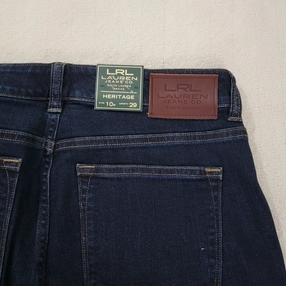 NWT POLO RALPH LAUREN Womens Jeans Blue 10p 29  Premier Skinny Ankle